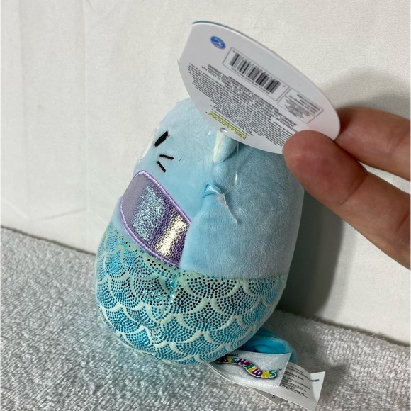 Kellytoy Original Squishmallows Blue Svetlana Mermaid Unicorn Plush - Picture 11 of 14